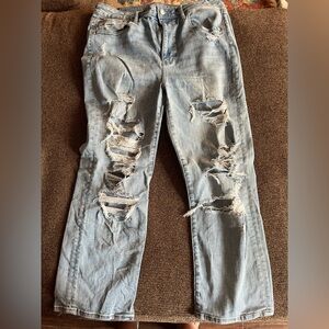 AE SLIM STRAIGHT CROP